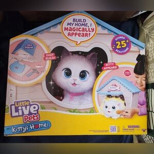 LITTLE LIVE PET, KITTY HOME, 25+ SOUBDS ABD REACTIONS, NEW
